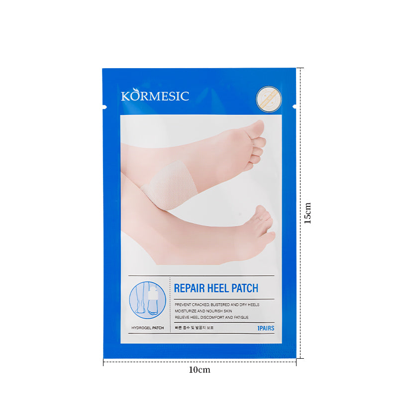 KORMESIC Hydrogel Repair Heel Patch – Deep Moisturizing for Cracked and Dry Heels | Cosmetic Manufacturer OEM/ODM Solutions