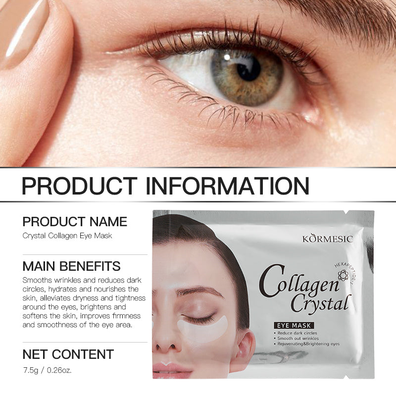 KORMESIC Crystal Collagen Eye Mask – Anti-Aging, Hydrating, & Firming for Your Eyes