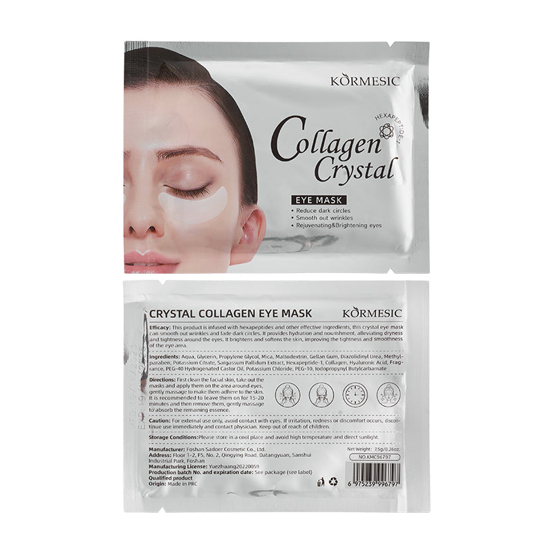 KORMESIC Crystal Collagen Eye Mask – Anti-Aging, Hydrating, & Firming for Your Eyes