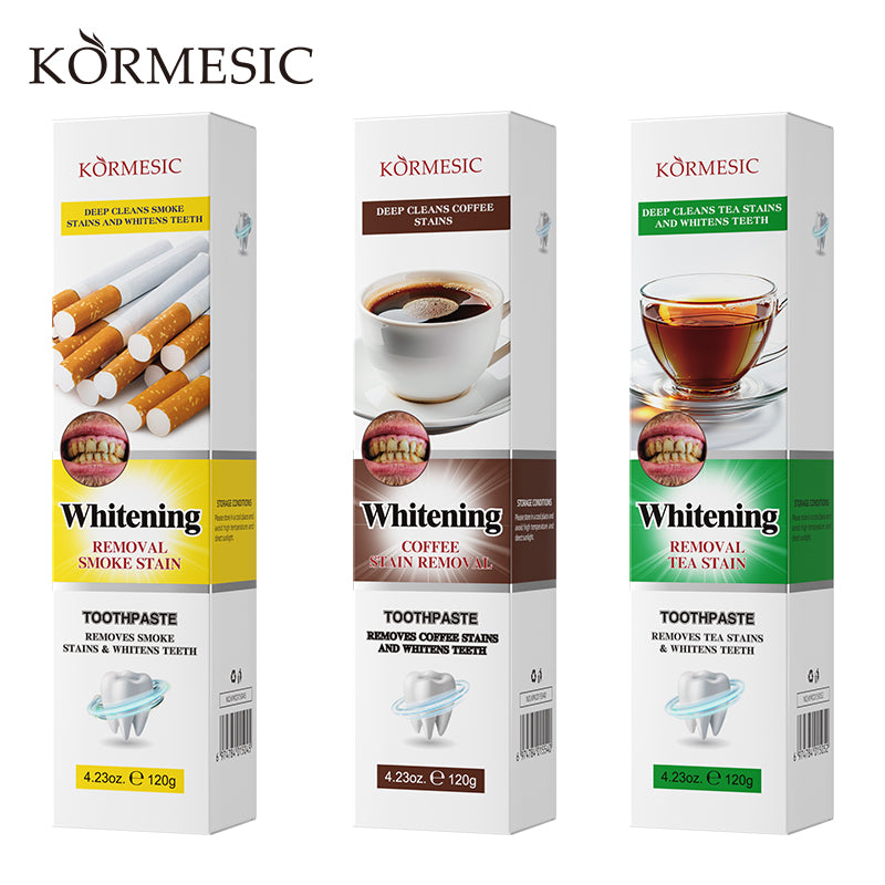 Kormesic Stain Removal & Whitening Toothpaste – Custom Oral Care Solutions