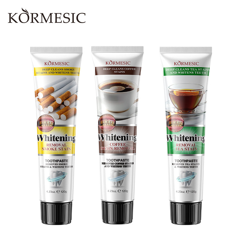 Kormesic Stain Removal & Whitening Toothpaste – Custom Oral Care Solutions